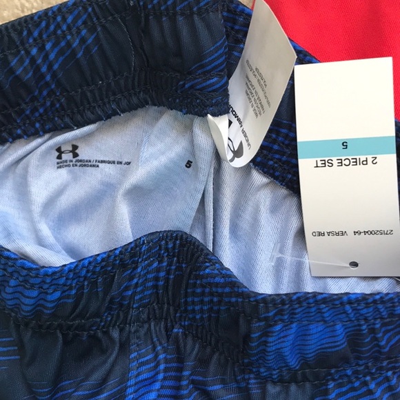 UNDER ARMOUR BOYS MUSCLE TEE & SHORTS SET - Picture 4 of 5